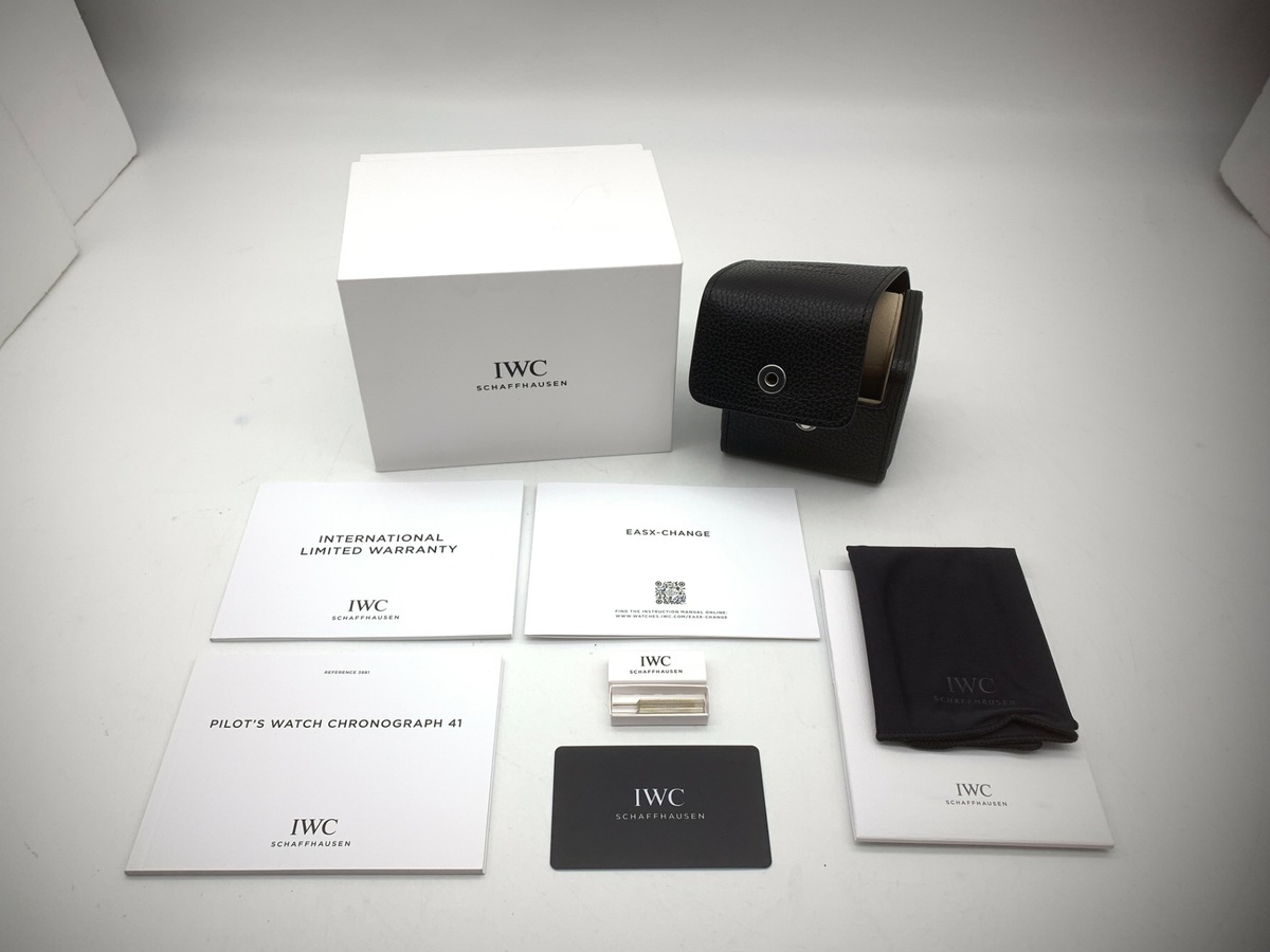 IWC パイロットウォッチ クロノグラフ 41 グリーン IW388104 ステンレススティール