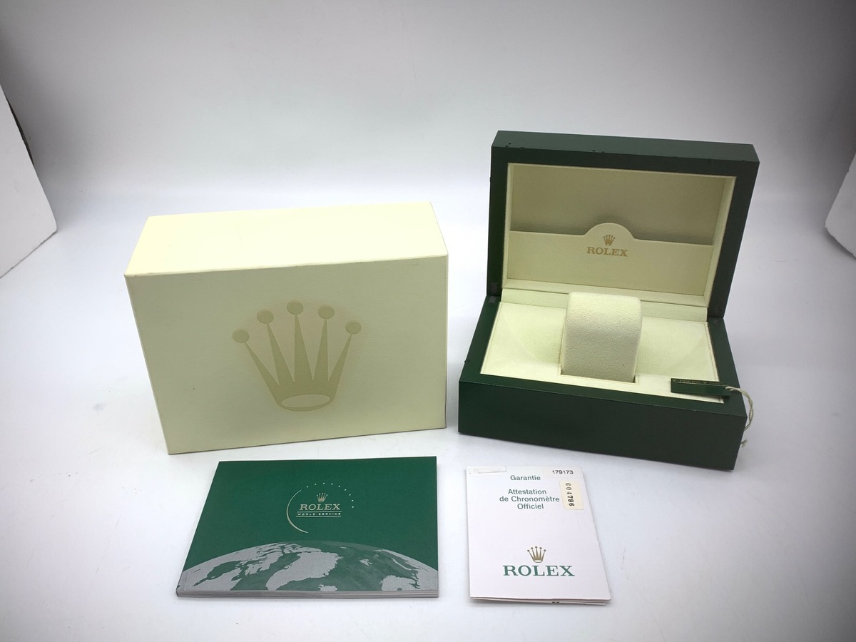 ロレックス(ROLEX) デイトジャスト 26 ブルー 179173G ステンレススティール/イエローゴールド 10Pダイヤ ジュビリーブレス