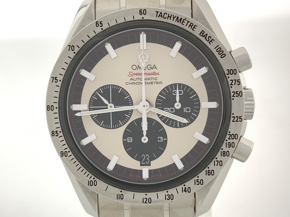 オメガ(OMEGA) スピードマスター ホワイト 3559.32 ステンレススティール ミハエル・シューマッハ
