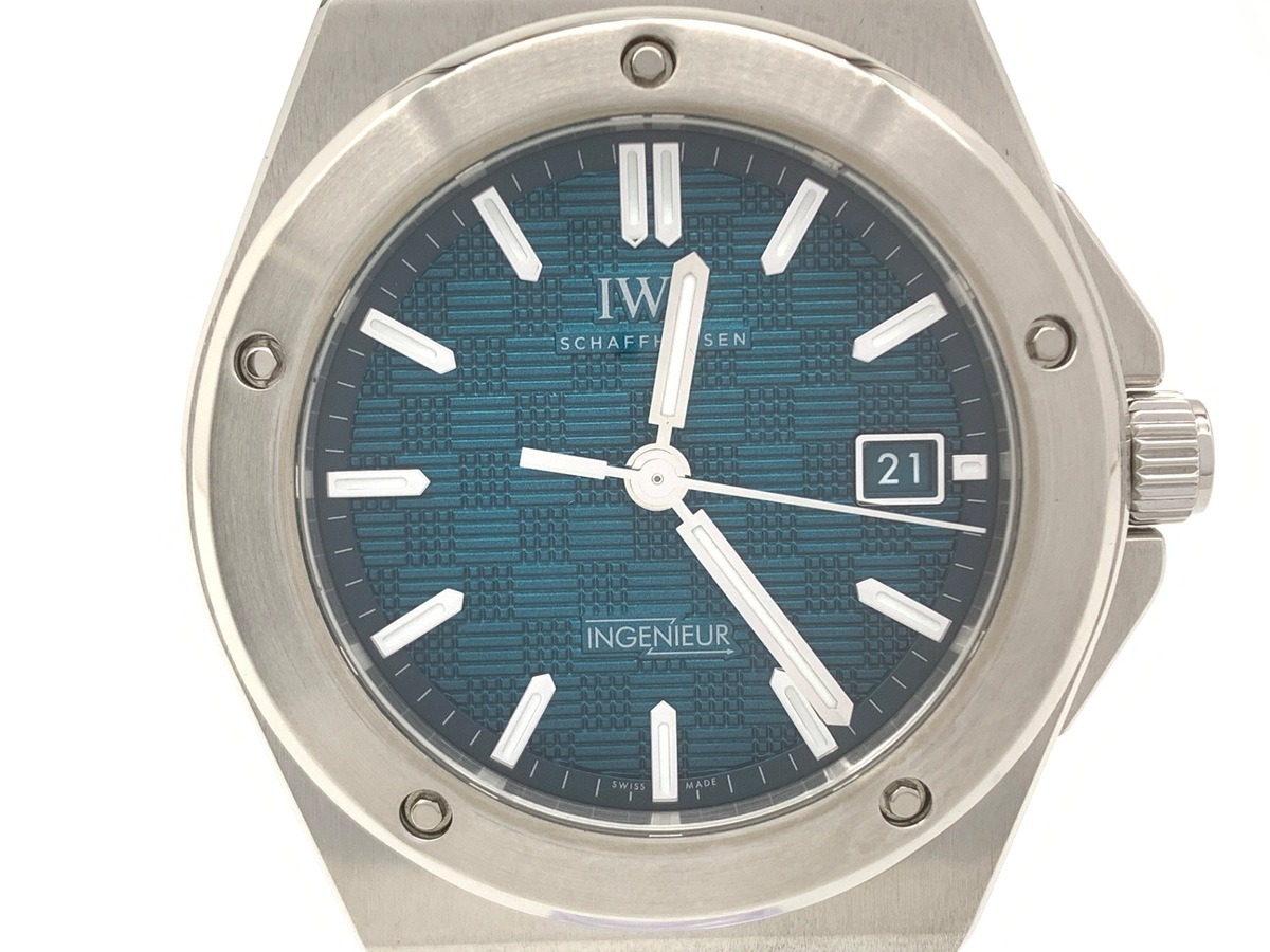 IWC インヂュニア ブルー IW328903 ステンレススティール