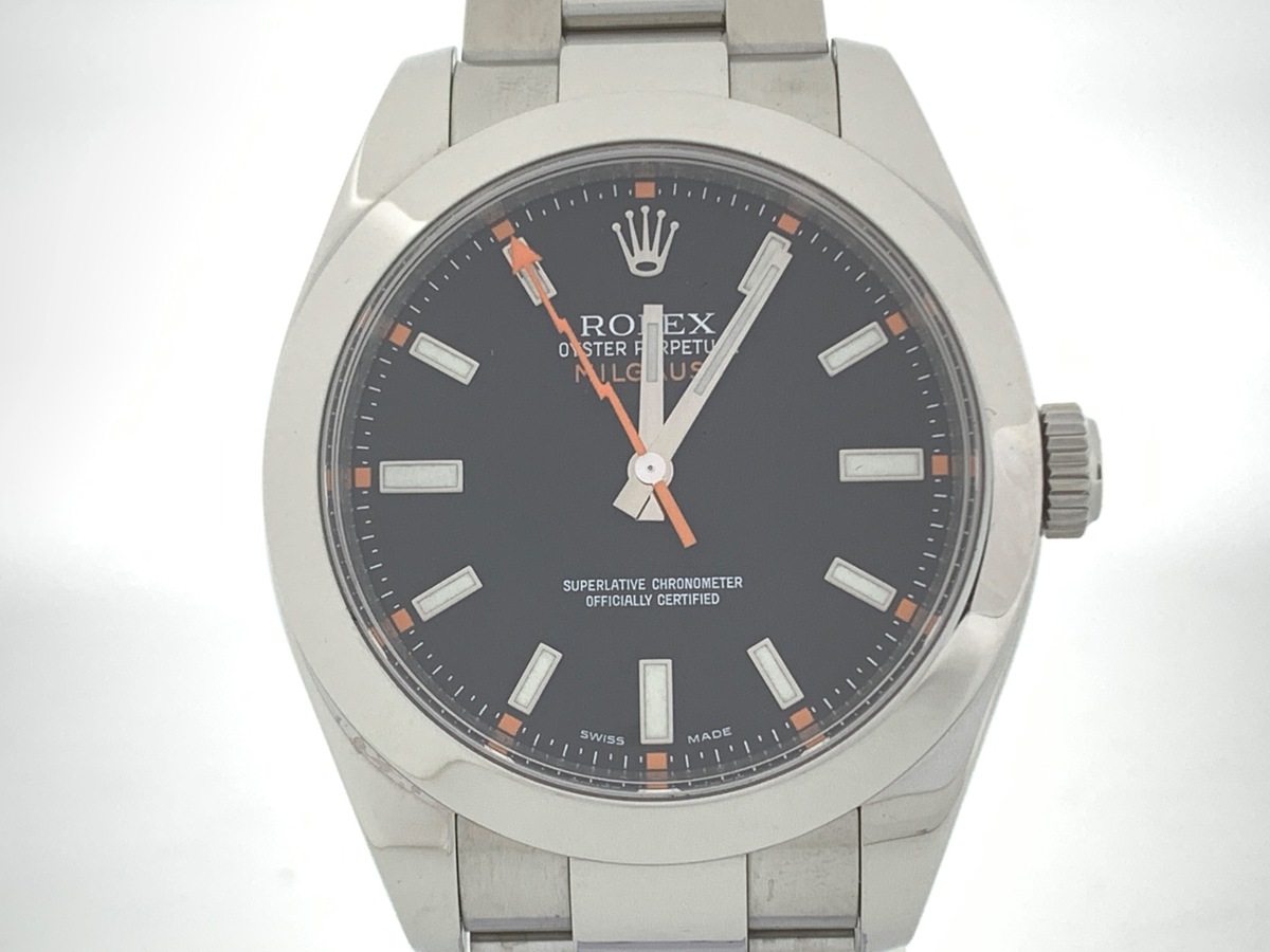 ロレックス(ROLEX) ミルガウス ブラック 116400 ステンレススティール