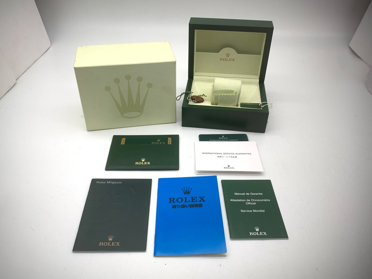 ロレックス(ROLEX) ミルガウス ブラック 116400 ステンレススティール