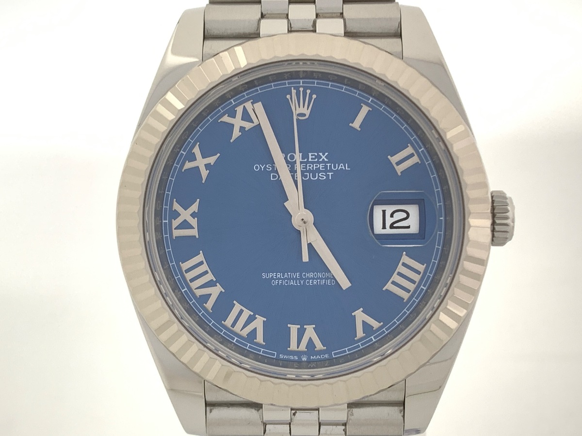 ロレックス(ROLEX) デイトジャスト 41 アズーロブルー 126334 ステンレススティール