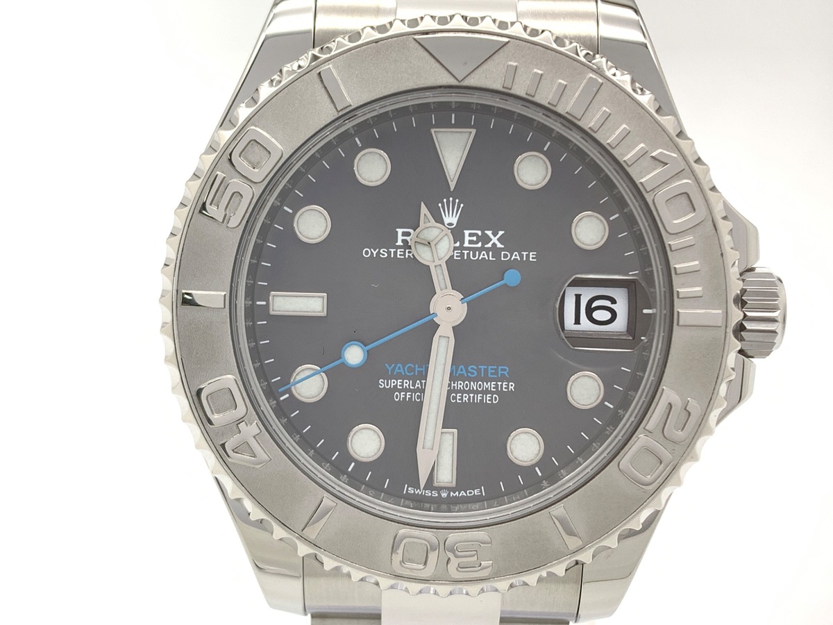 ロレックス(ROLEX) ヨットマスター ロレジウム スレート [グレー系] 268622 ステンレススティール/プラチナ