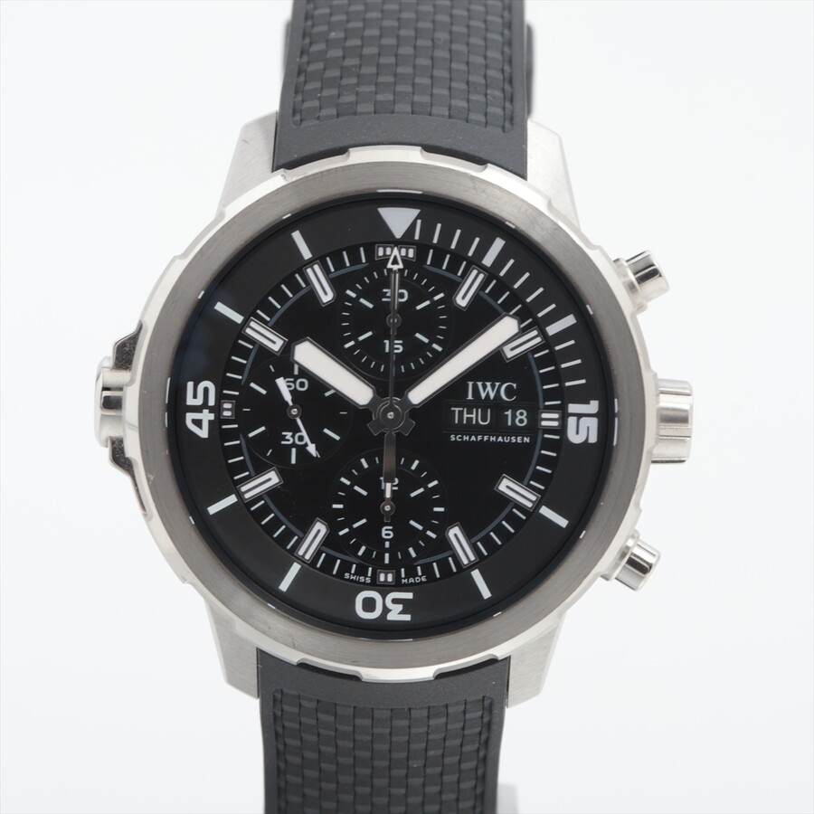 IWC アクアタイマー ブラック IW376803 ステンレススティール