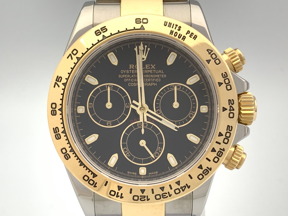 ロレックス(ROLEX) デイトナ ブラック 116503 ステンレススティール/イエローゴールド