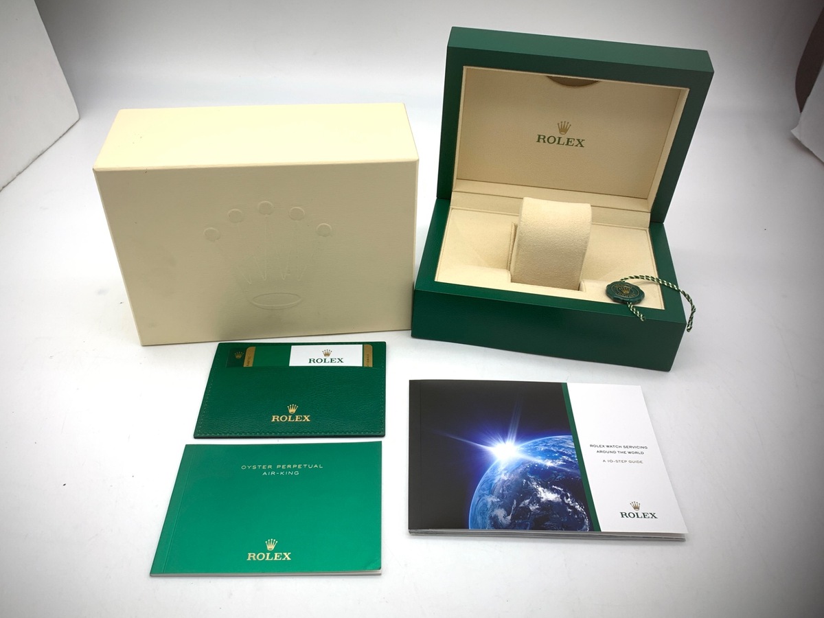 ロレックス(ROLEX) エアキング ブラック 116900 ステンレススティール