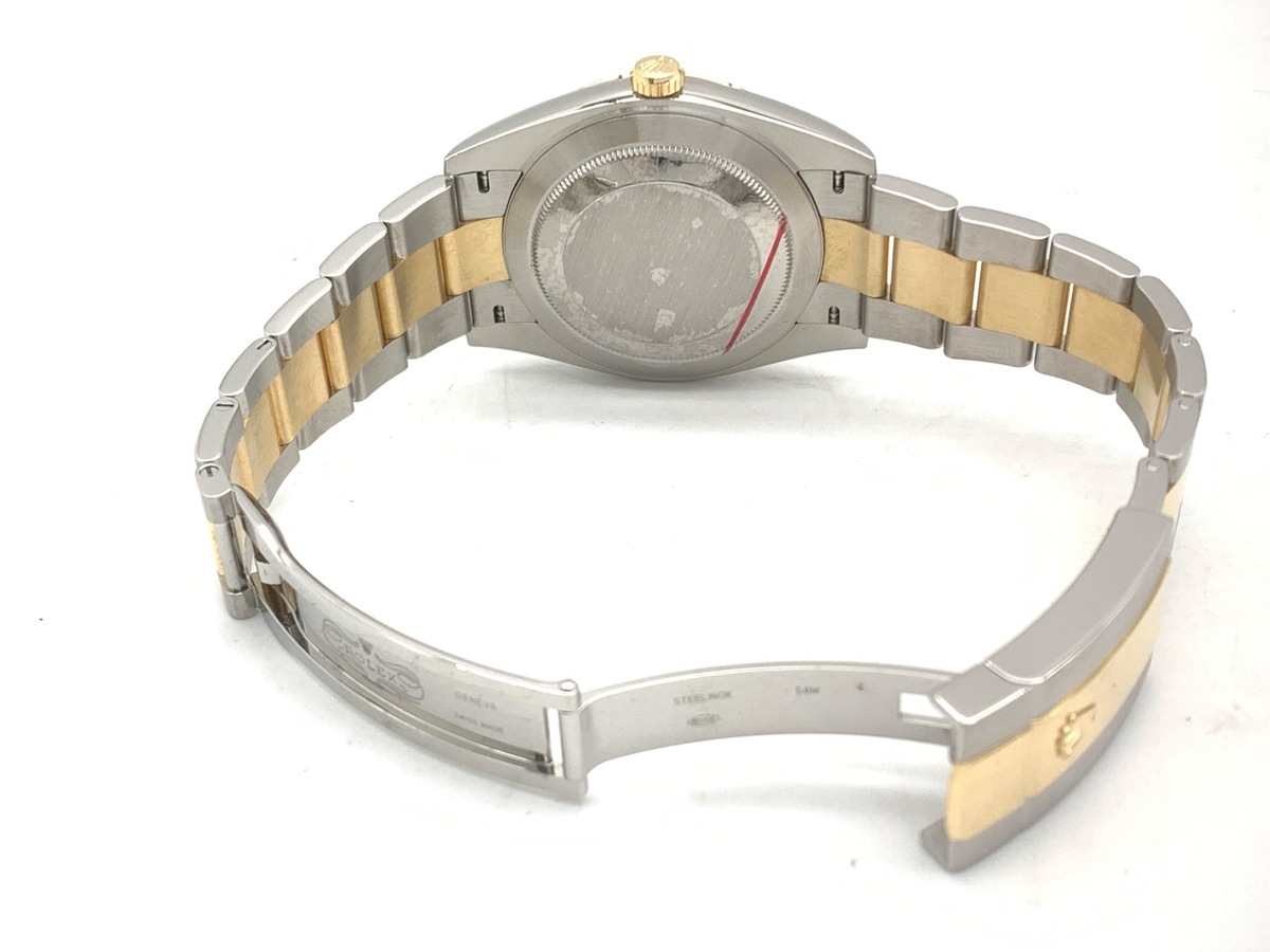 ロレックス(ROLEX) デイトジャスト 41 グレー 126333 ステンレス/イエローゴールド ローマ オイスター
