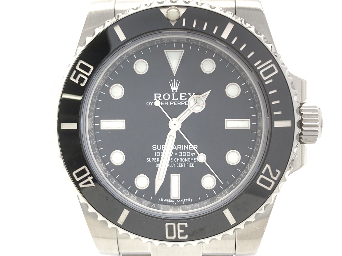 ロレックス(ROLEX) サブマリーナー ブラック 114060 ステンレススティール