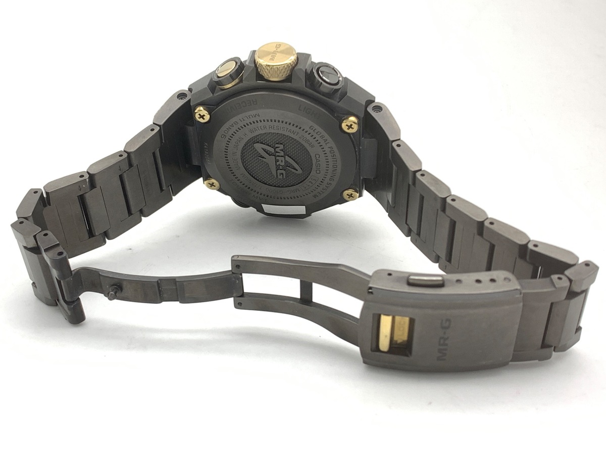 カシオ G-SHOCK ブラック MRG-G1000B-1A4JR チタン 赤備え