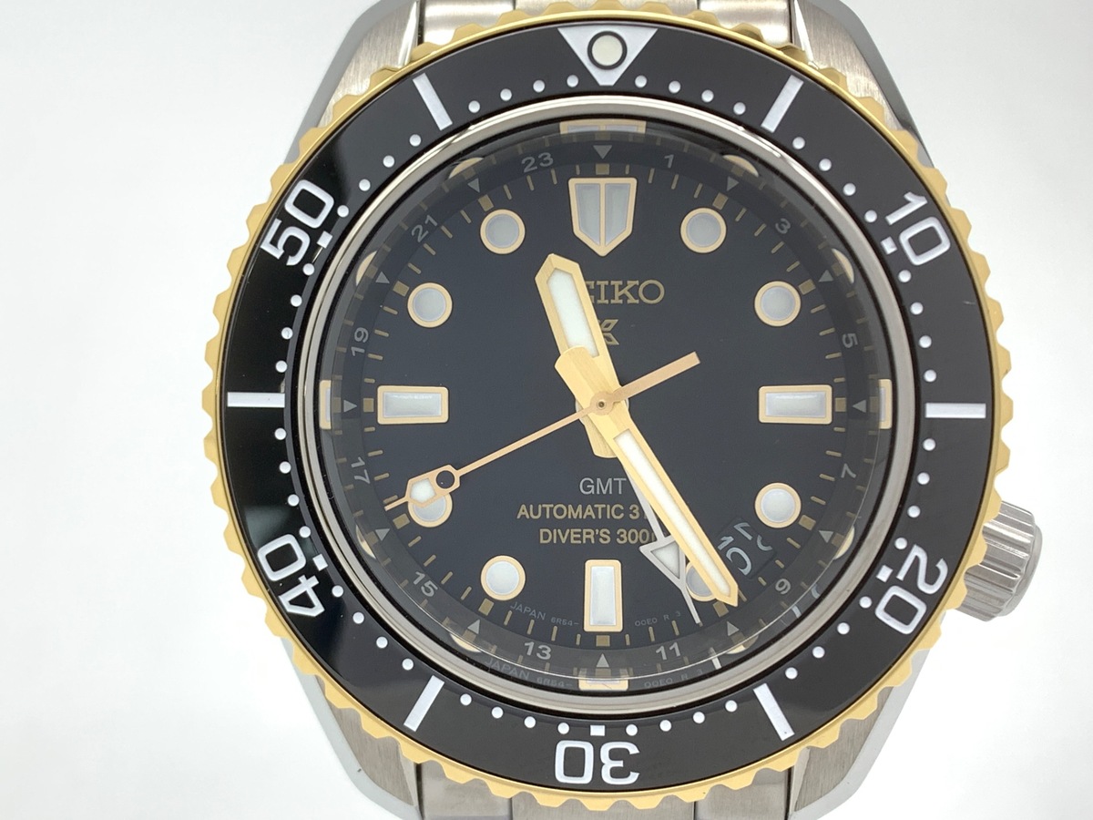 セイコー プロスペックス ブラック SBEJ030/6R54-00R0 ステンレススティール ダイバーズ 1968 ヘリテージ GMT 世界限定500本