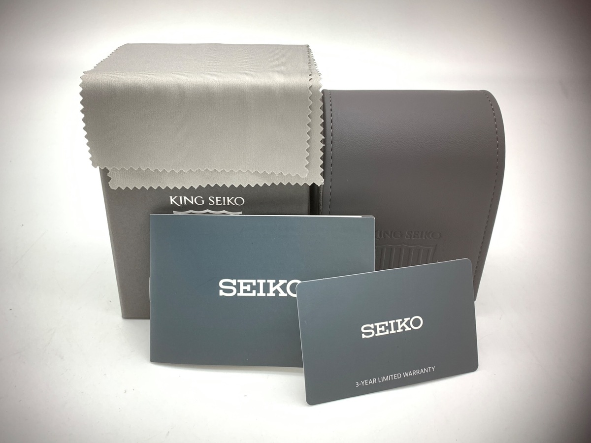 セイコー キングセイコー ブラック SDKA007/6L35-00G0 ステンレススティール