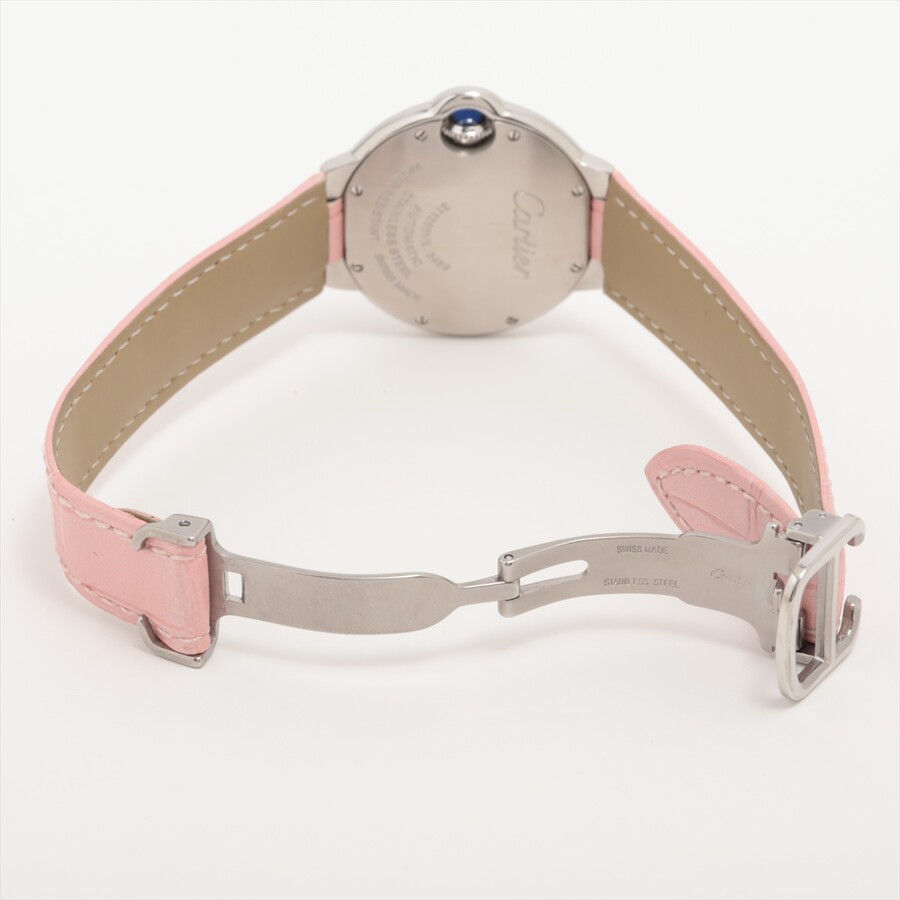 カルティエ バロンブルー 33mm ピンク WSBB0002 ステンレススティール