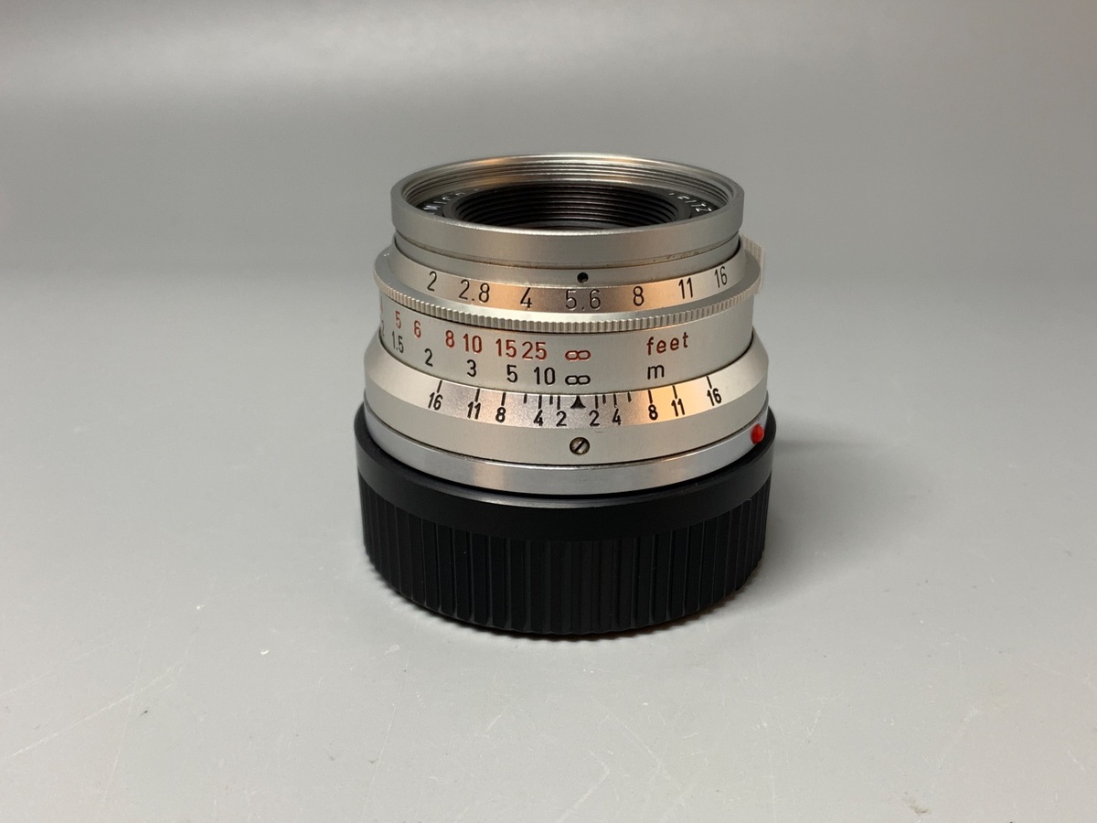 【中古】ライカ ズミクロンM 35mm F2 クローム 8枚玉