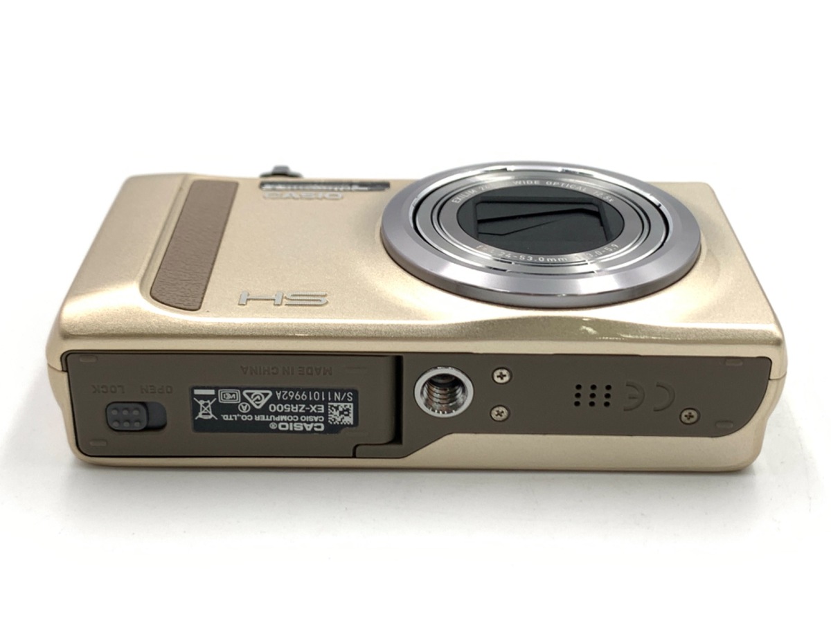 Casio EXILIM EX-ZR500 ゴールド コンパクトデジタルカメラ □実用品