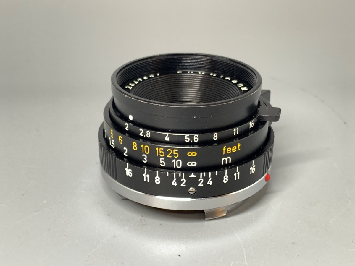 中古：AB(良品)】ライカ ズミクロンM 35mm F2 ブラック 6枚玉