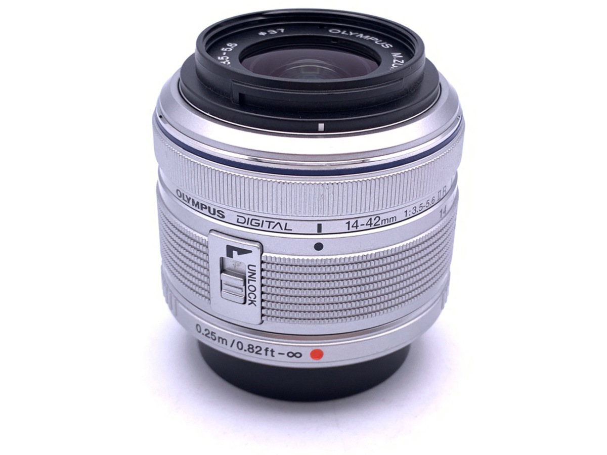 OLYMPUS M.ZUIKO DIGITAL 14-42mm Ⅱ R シルバー M.ZUIKO DIGITAL 14-42mm F3.5-5.6 II R [シルバー] 中古価格