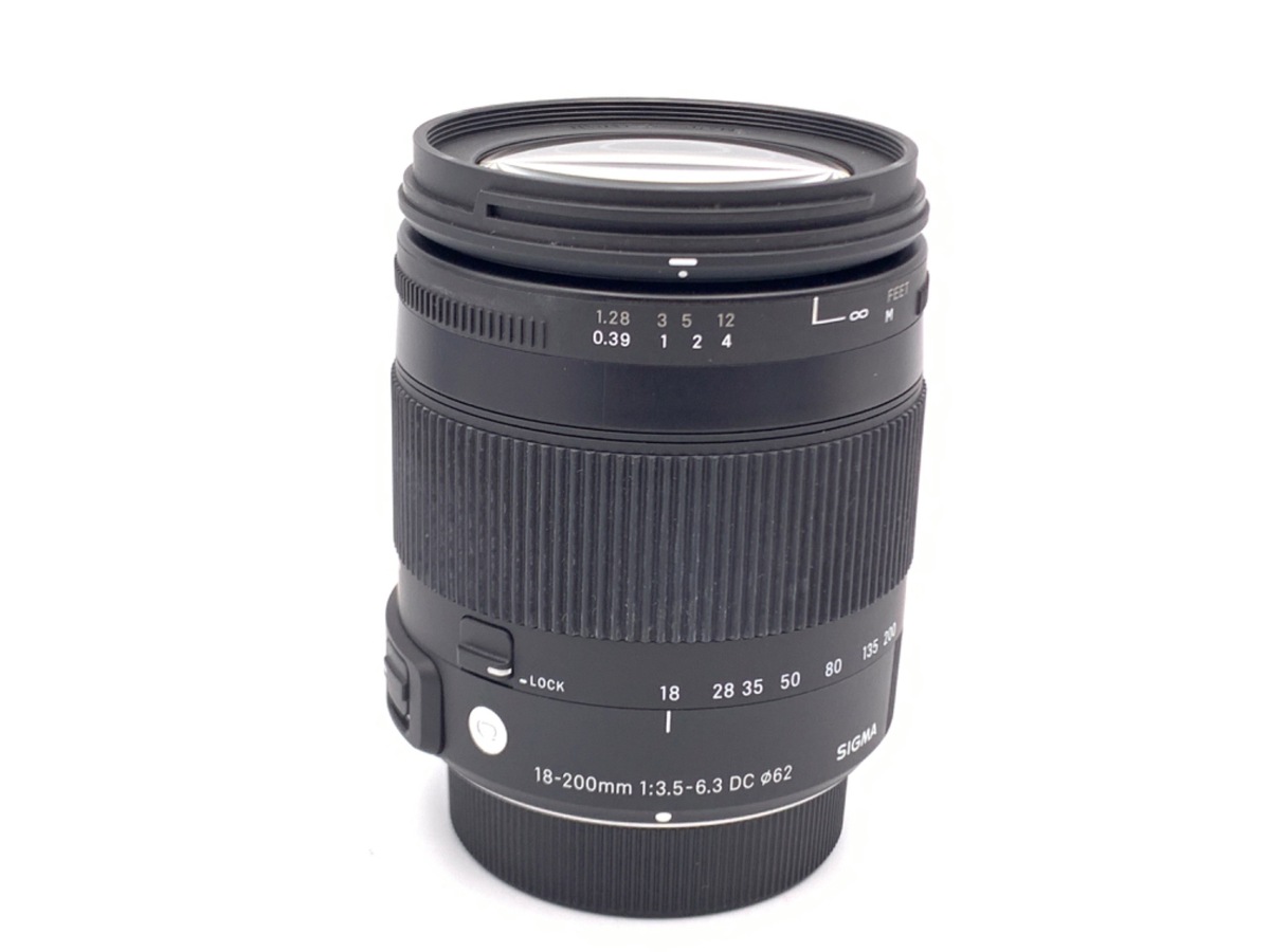 SIGMA 18-200mm DC レンズ 62mm 日本製　中古　ニコン用 DC（シグマ） シグマ SIGMA 18-200mm F3.5-6.3 DC MACRO OS HSM