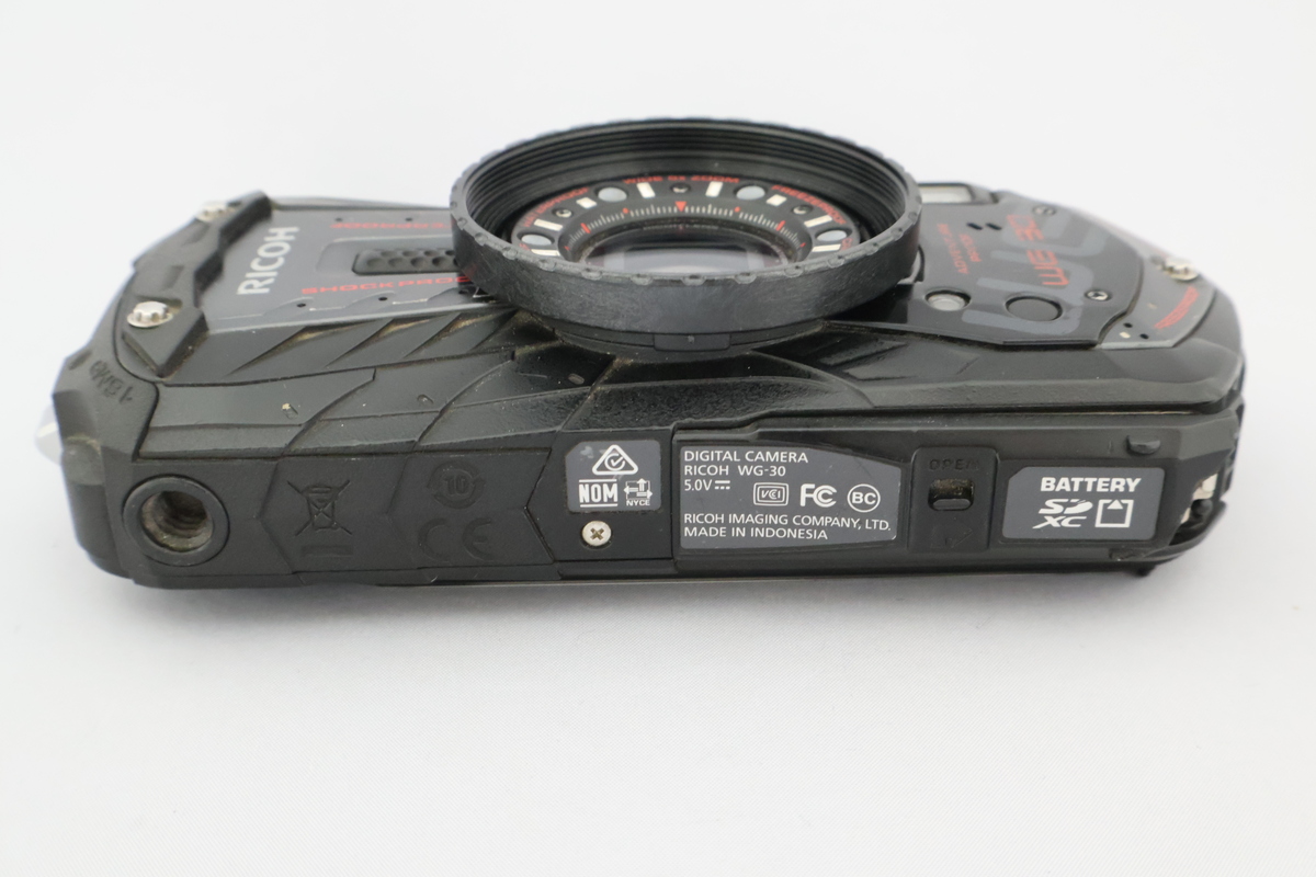 中古：C(やや難あり)】リコー WG-30 エボニーブラック | 2403280583498