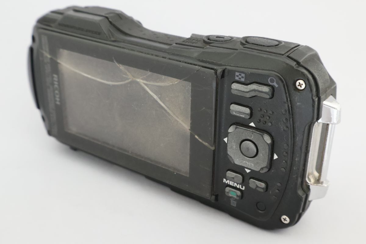 ⭕️ばら売可❤️動作品AW100GPS★スマホ転送TG4・WG-40W・A100 中古：C(やや難あり)】リコー WG-40 ブラック | 2403280583573