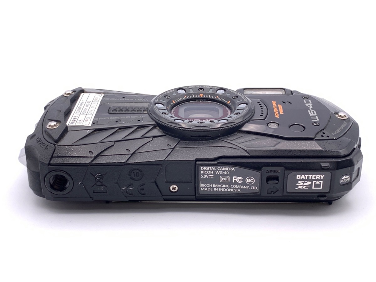 RICOH - RICOH  WG-40 ブラック 中古 中古】リコー WG-40 ブラック｜｜カメラのキタムラネットショップ