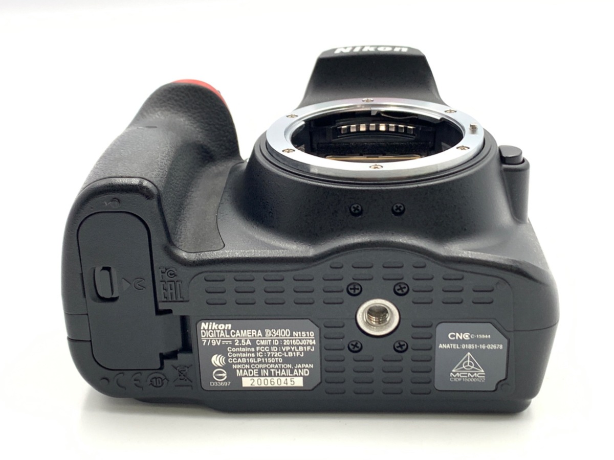 Nikon デジタル一眼レフカメラ D3400 ボディー ブラック D3400BK