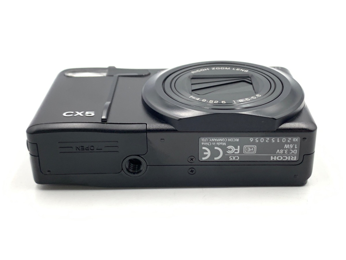 【元箱付き】 リコー RICOH CX5 ブラック Amazon | RICOH ハイブリッドAFシステム搭載 光学10.7倍ズーム
