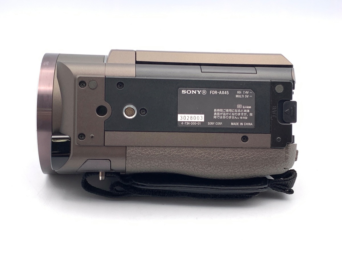 中古：A(美品)】ソニー デジタル4Kビデオカメラレコーダー FDR-AX45 TI 