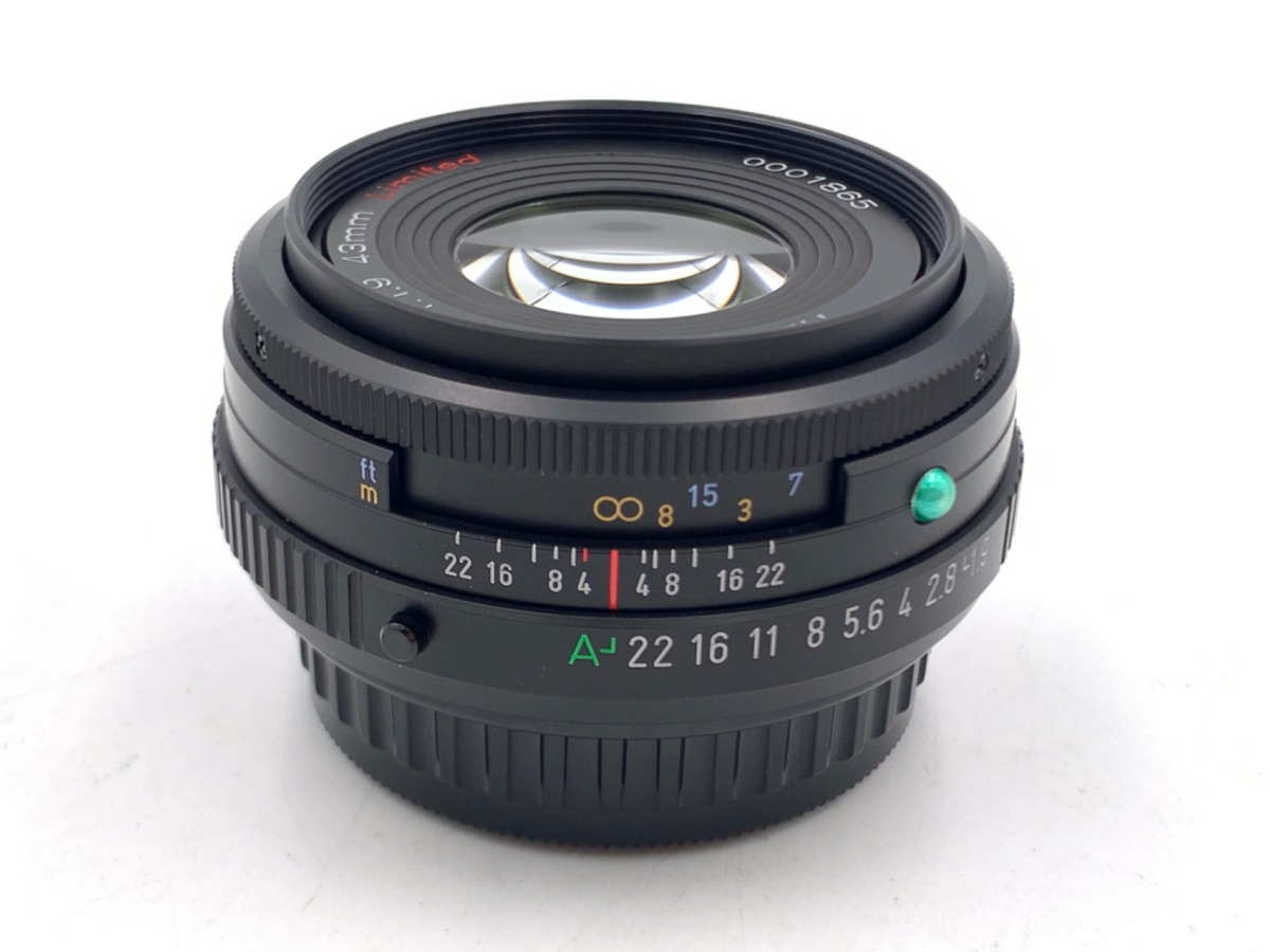 中古：A(美品)】ペンタックス HD PENTAX-FA 43mm F1.9 Limited 