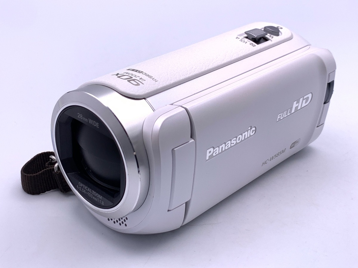 【中古】【美品】【一度使用】パナソニック デジタルビデオカメラHC-W585M 中古】パナソニック HC-W585M-W ホワイト｜｜カメラのキタムラネット