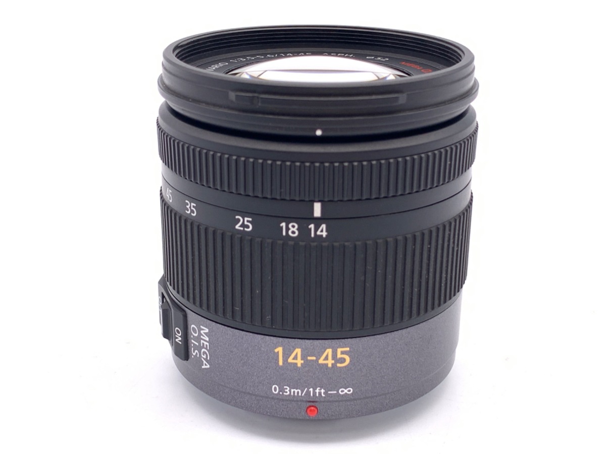 LUMIX G VARIO 14-45mm/F3.5-5.6 ASPH./MEGA O.I.S. H-FS014045 中古