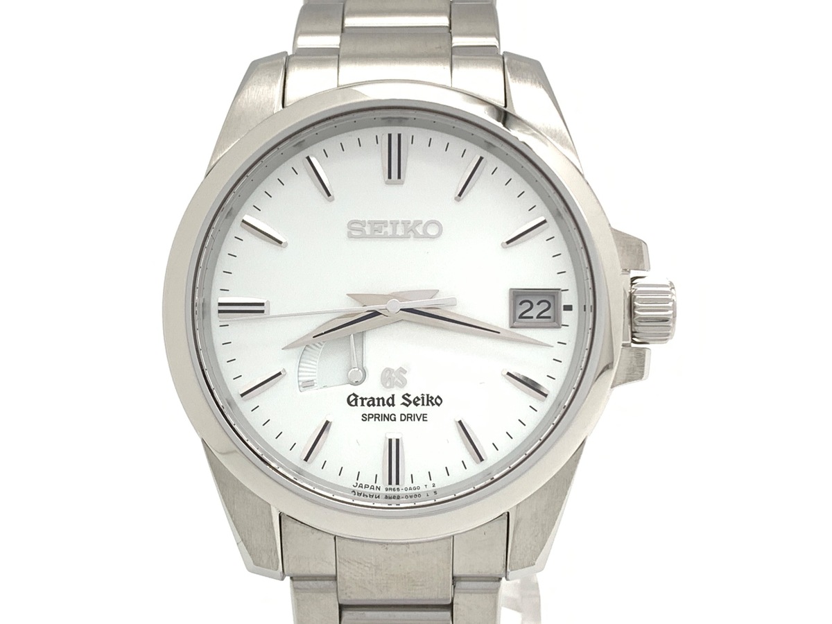 グランドセイコー スプリングドライブ シルバー SBGA015/9R65-0AG0 ステンレススティール