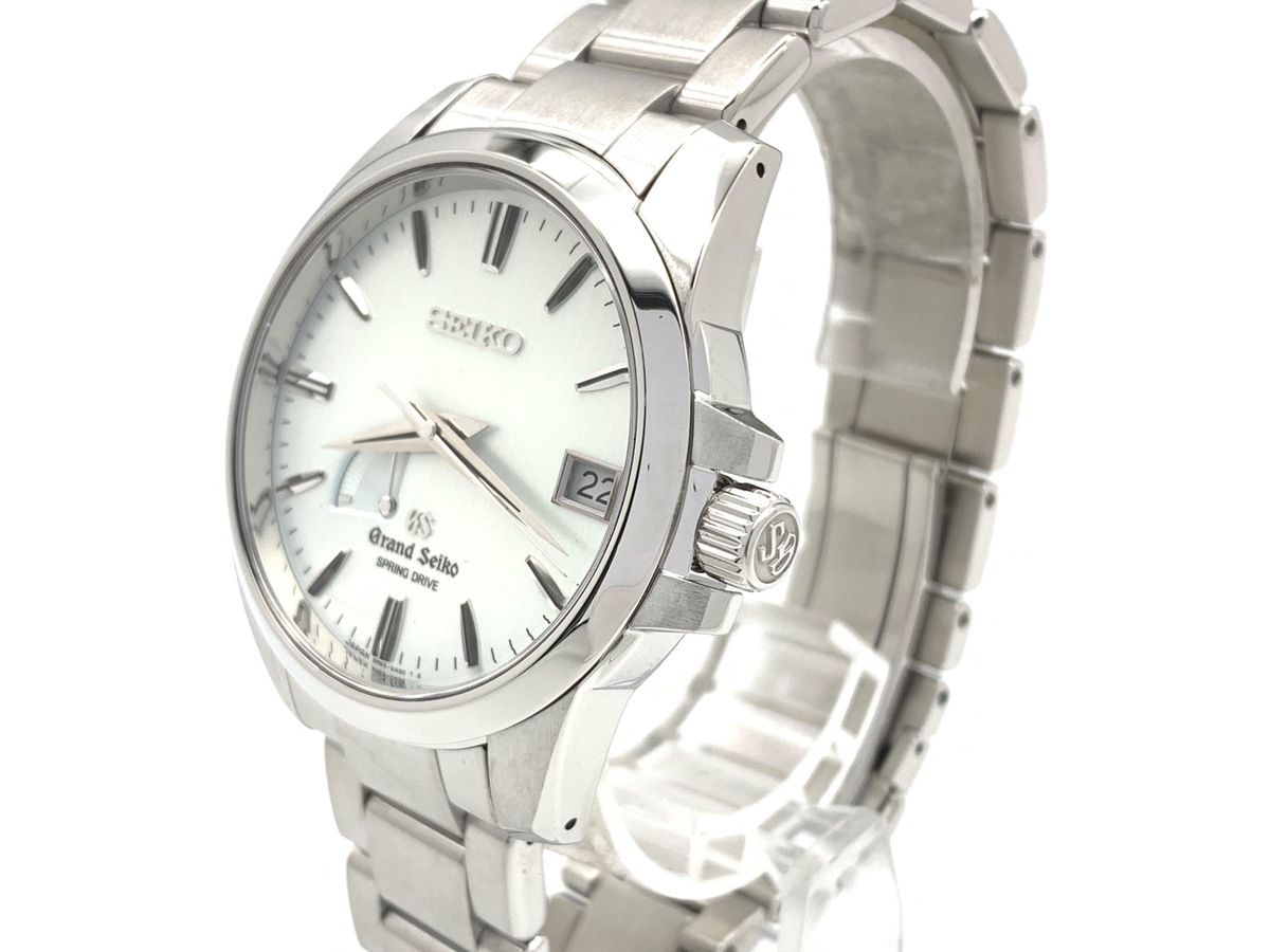 グランドセイコー スプリングドライブ シルバー SBGA015/9R65-0AG0 ステンレススティール