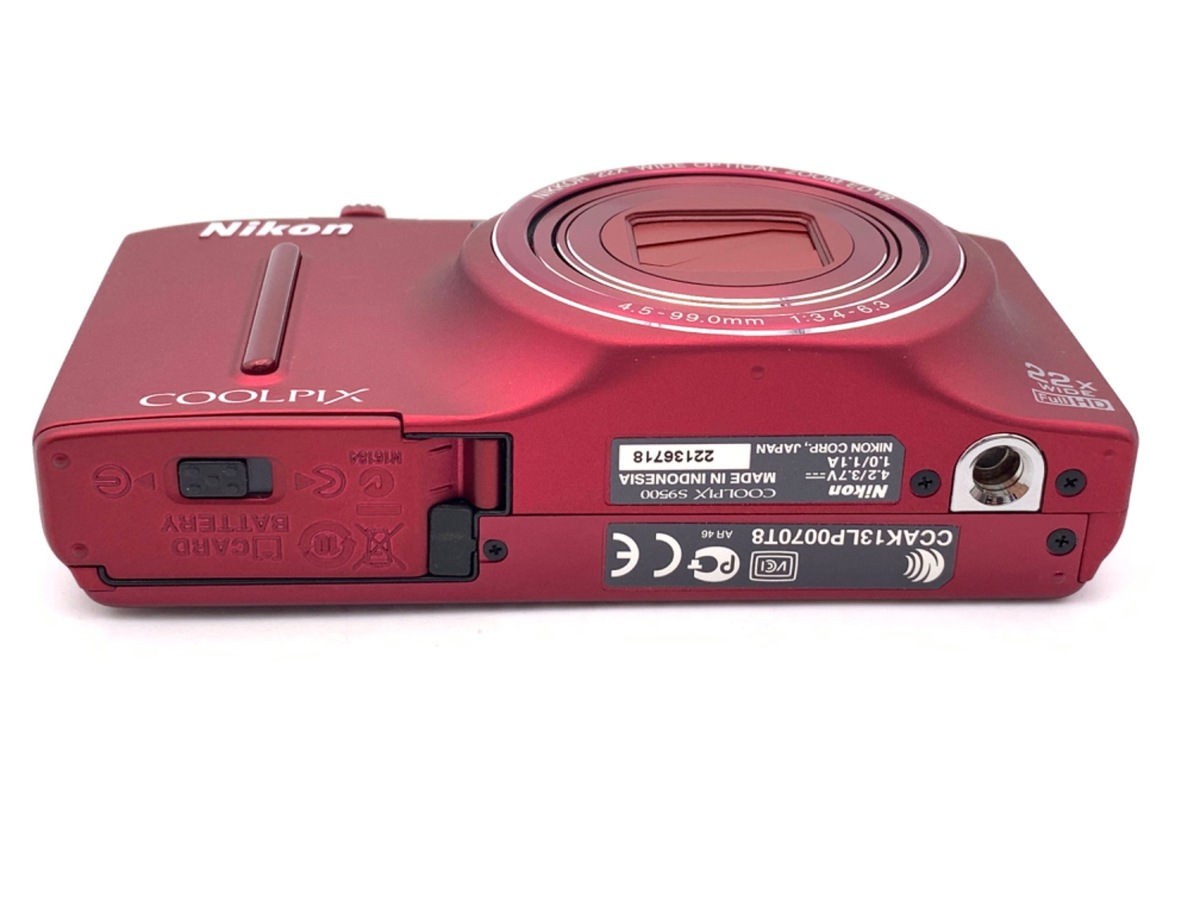中古】ニコン COOLPIX S9500 RD ヴェルヴェットレッド｜｜カメラの
