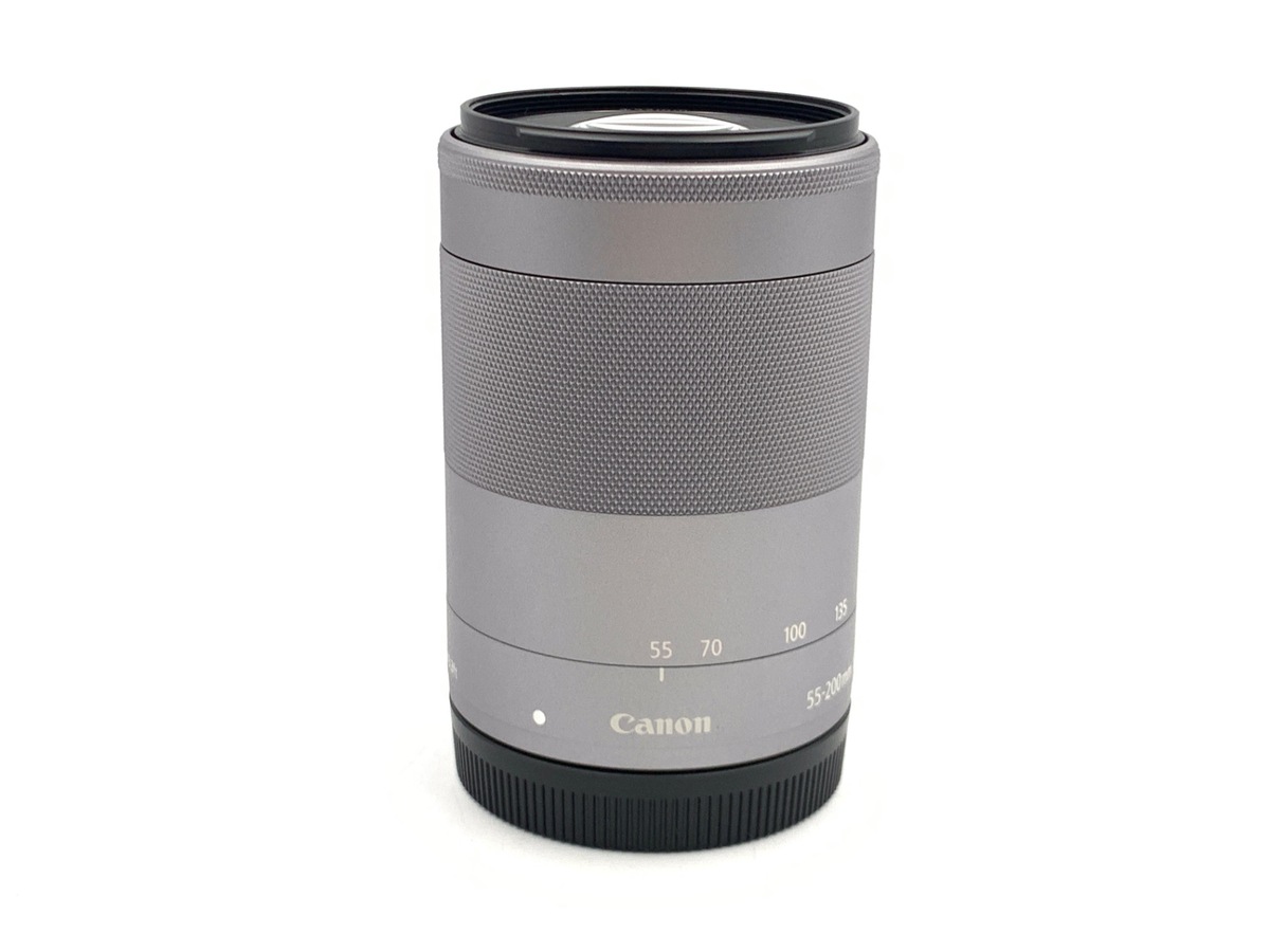 【中古】キヤノン EF-M55-200mm F4.5-6.3 IS STM シルバー