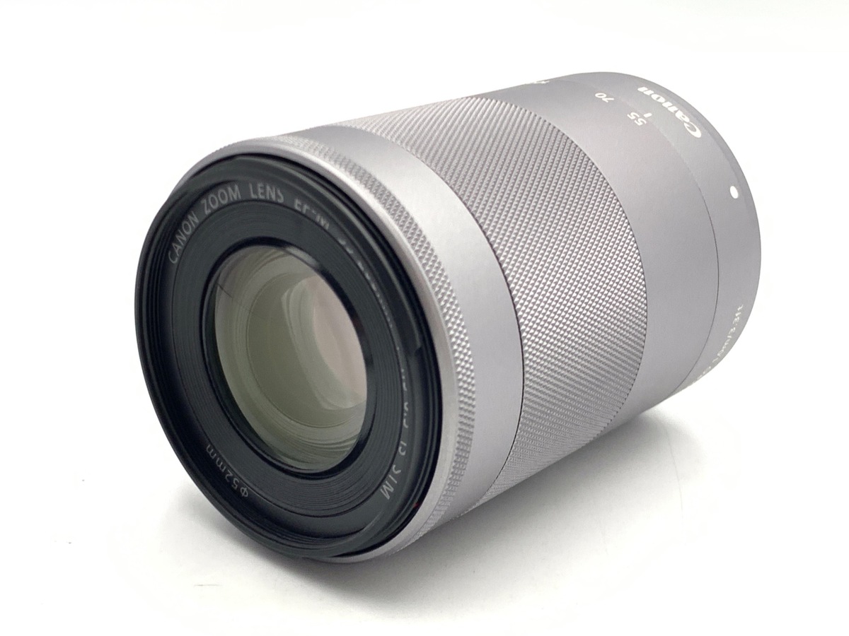 【中古】キヤノン EF-M55-200mm F4.5-6.3 IS STM シルバー
