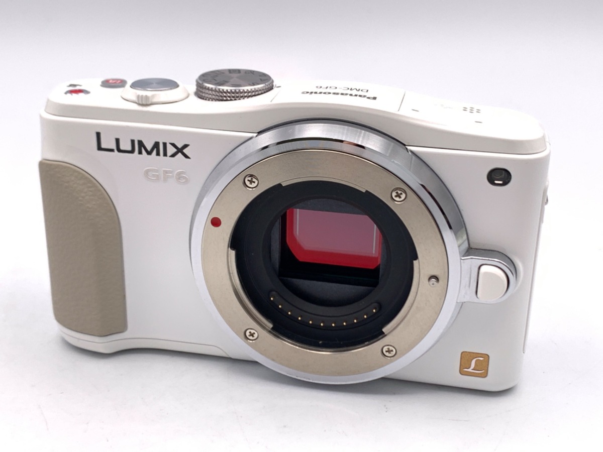 中古：AB(良品)】パナソニック LUMIX DMC-GF6-W ボディ ホワイト