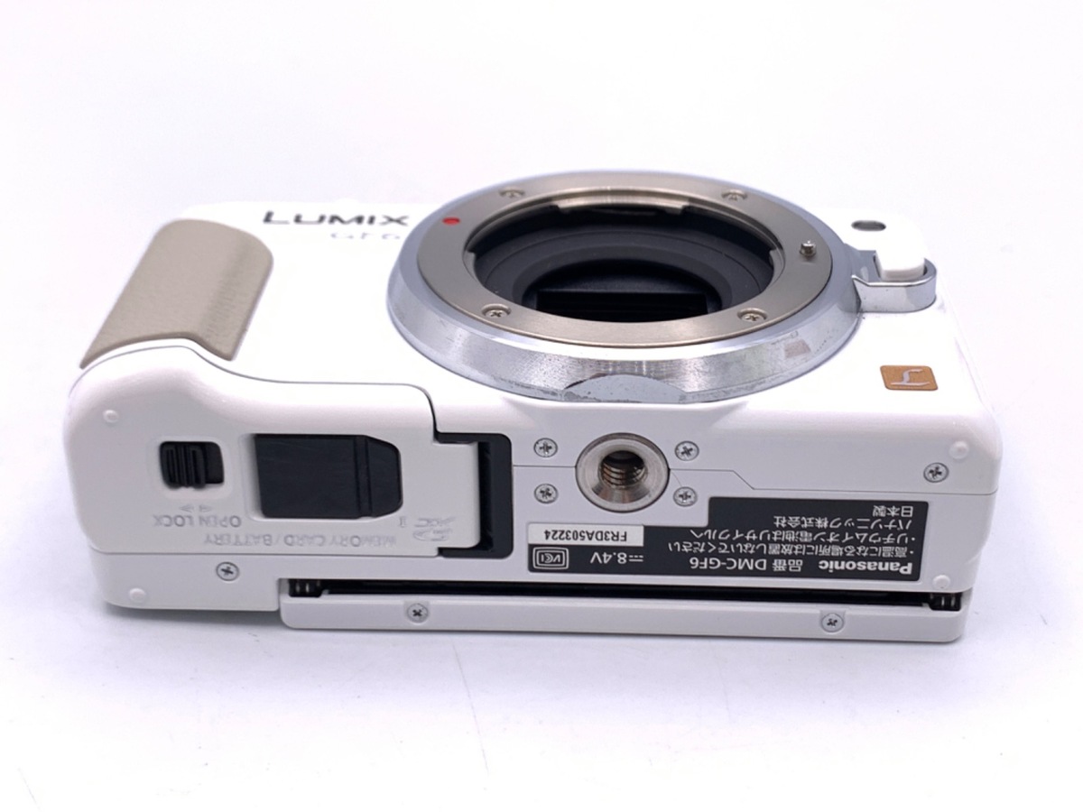 中古：AB(良品)】パナソニック LUMIX DMC-GF6-W ボディ ホワイト