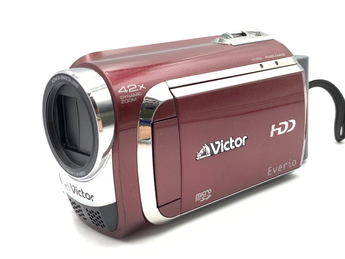 Victor Everio ビデオカメラ　ビクター　GZ-MG840 中古】ビクター Everio HDDビデオカメラ GZ-MG840-R｜｜カメラの