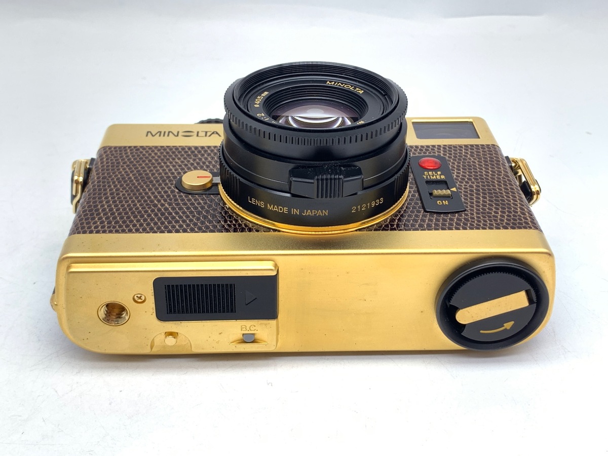 【中古】ミノルタ CLE 40mm F2付（ゴールド）