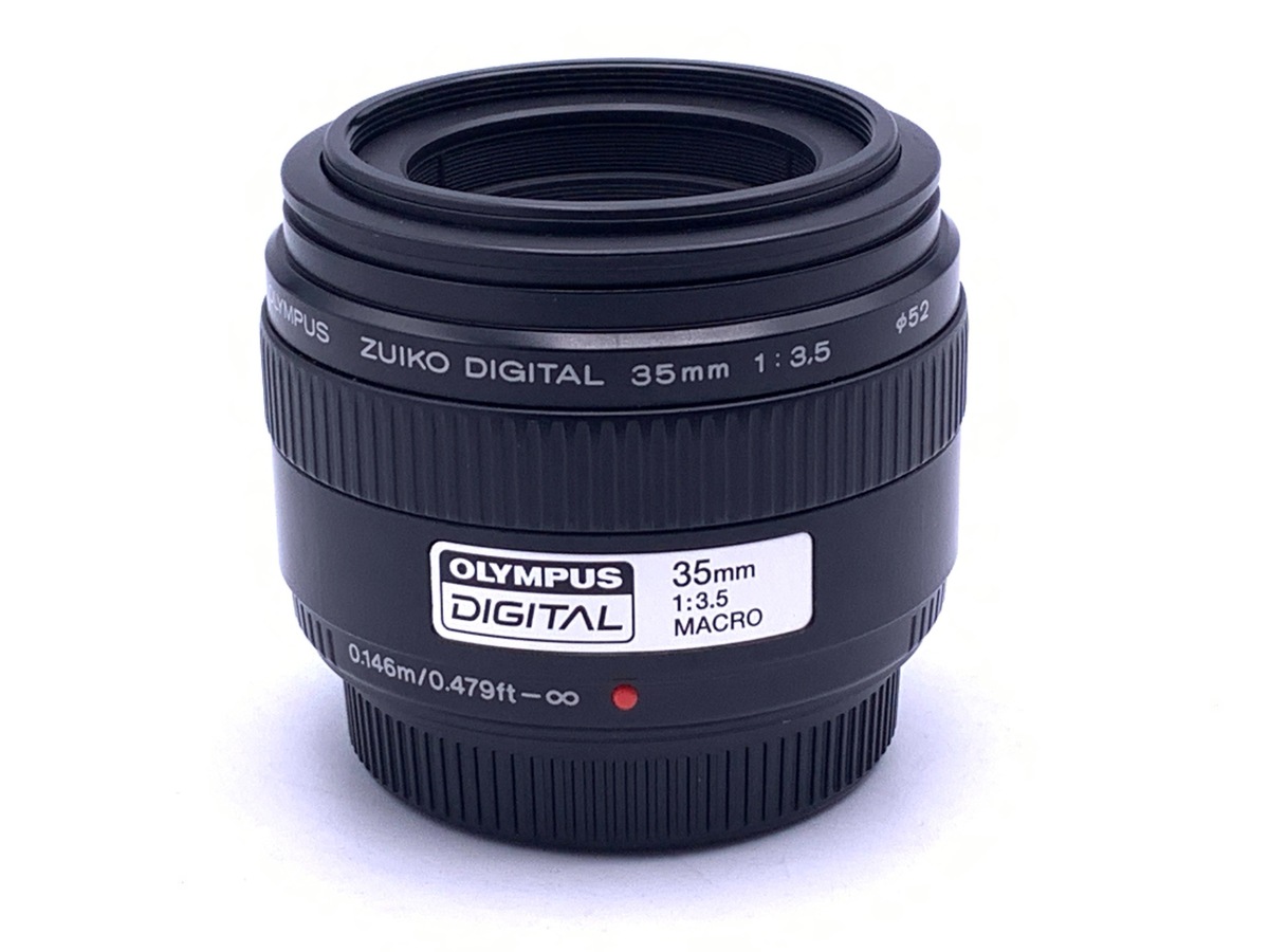 【美品】 OLYMPUS ZUIKO DIGITAL 35ｍｍ F3.5 MACRO 希少なフォーサーズキャップ付 オリンパス 中古：B(並品)】オリンパス ZUIKO DIGITAL 35mm F3.5 Macro