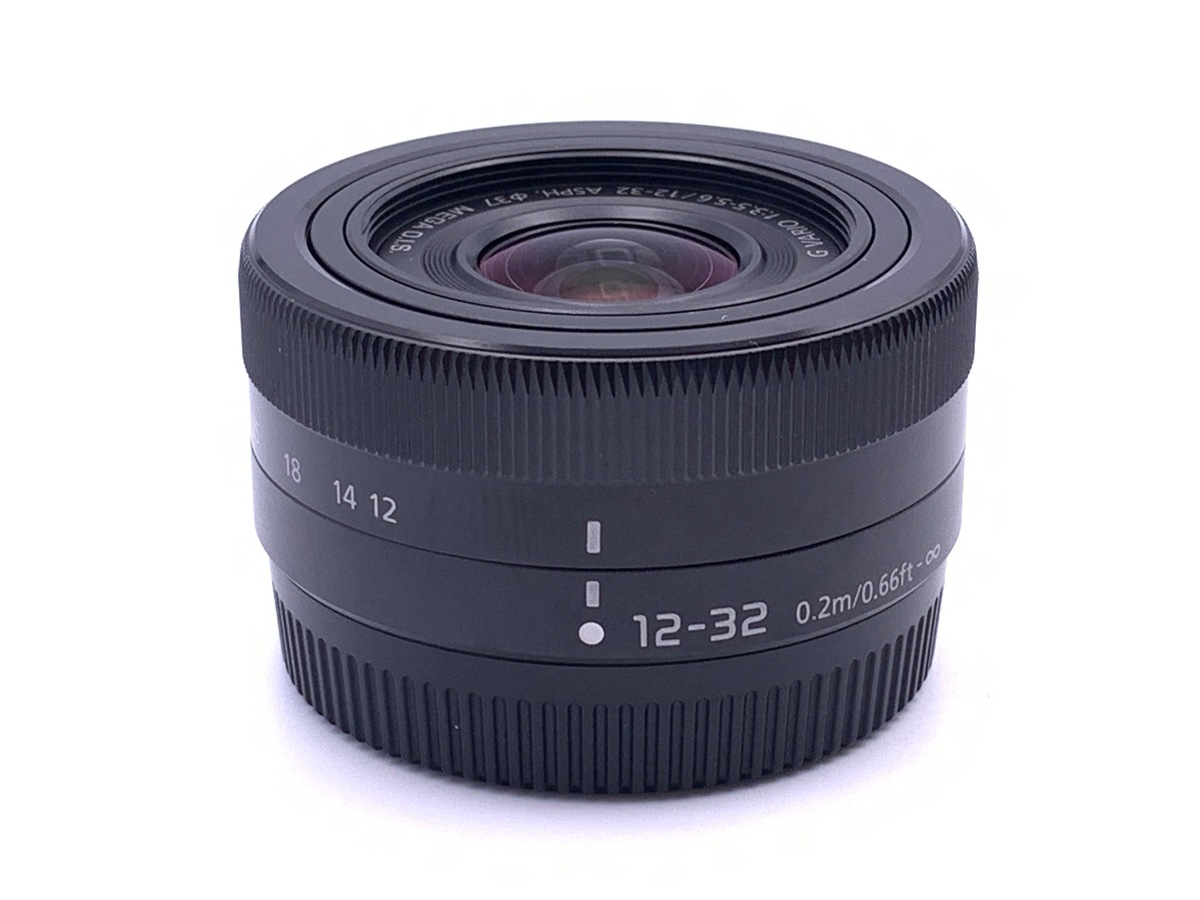 【中古美品】LUMIX H-FS12032 12-32mm ズームレンズ LUMIX G VARIO 12-32mm/F3.5-5.6 ASPH./MEGA O.I.S. H-FS12032-K