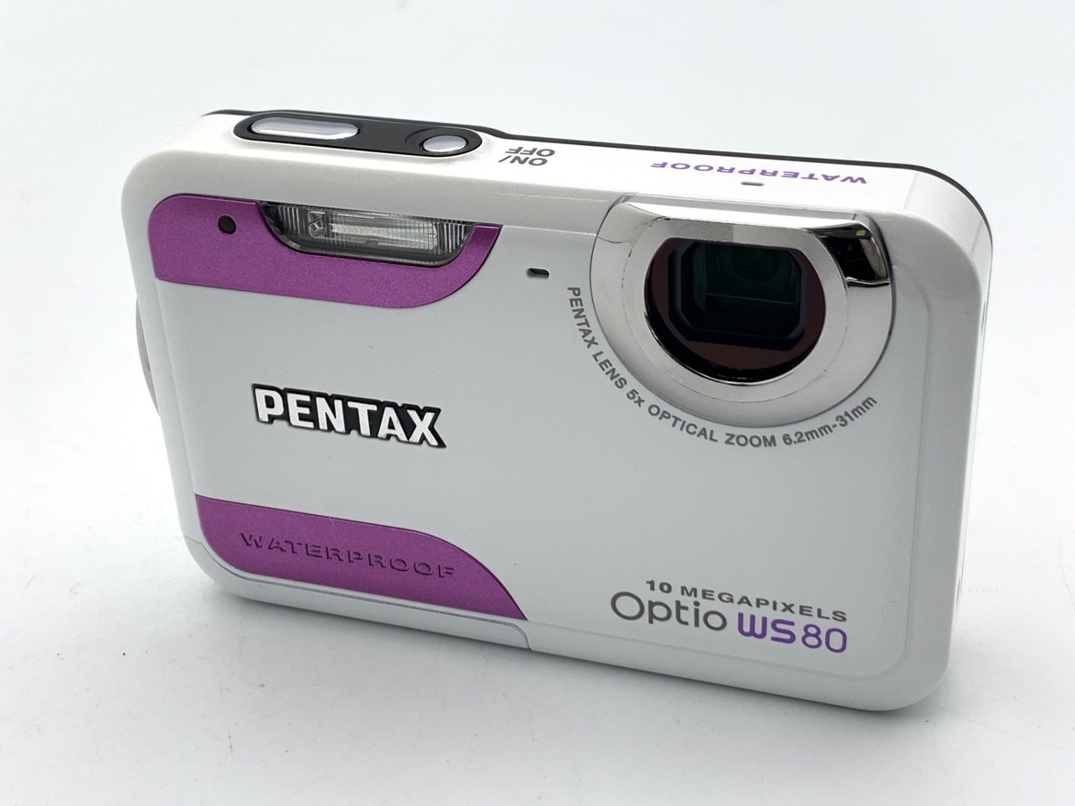中古】ペンタックス Optio WS80 ホワイト+パープル｜｜カメラの