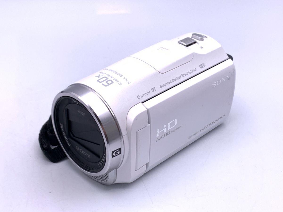 中古】ソニー デジタルHDビデオカメラレコーダー HDR-CX680 W ホワイト