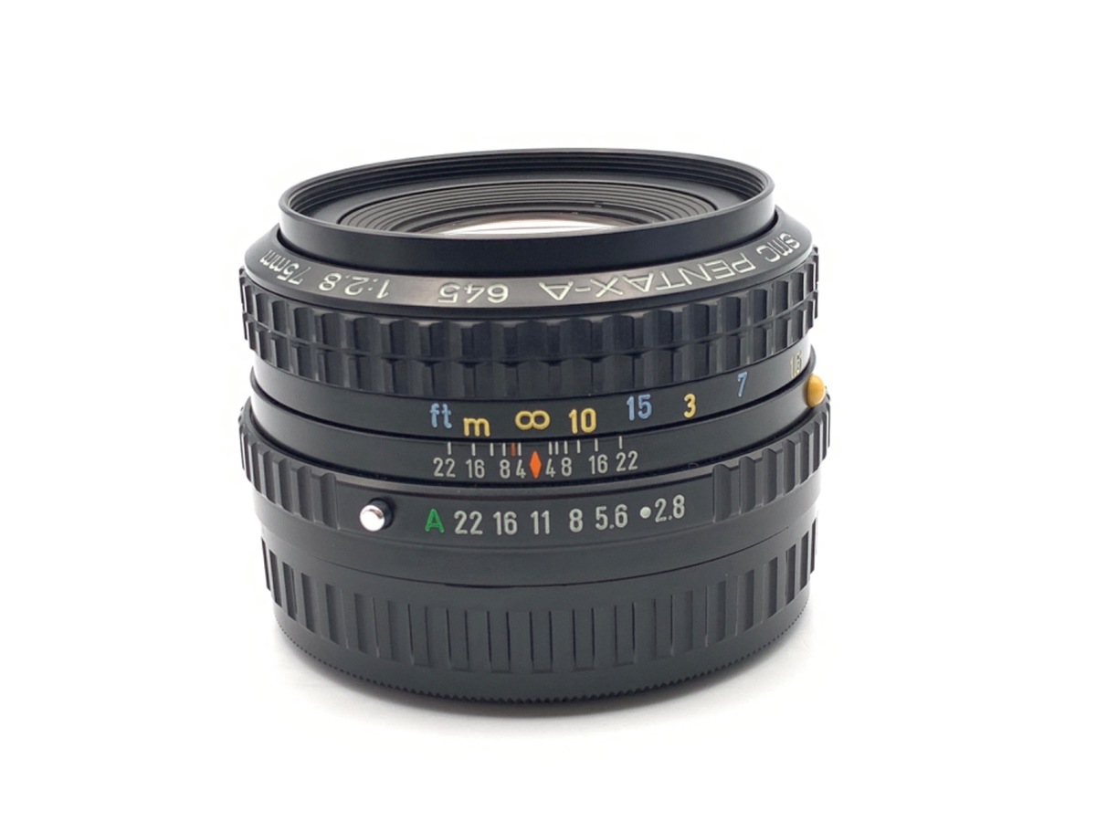 【美品】ペンタックス　SMC PENTAX-A 645 75mm f2.8 SMC Pentax-A 645 75mm F2.8 Reviews - 645 Normal Primes - Pentax