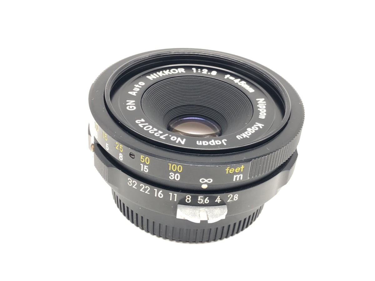 中古：B(並品)】ニコン Auto Nikkor 45mm F2.8 GN Cなし