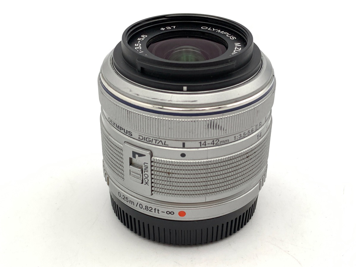 【中古】オリンパス M.ZUIKO DIGITAL 14-42mm F3.5-5.6 II R シルバー