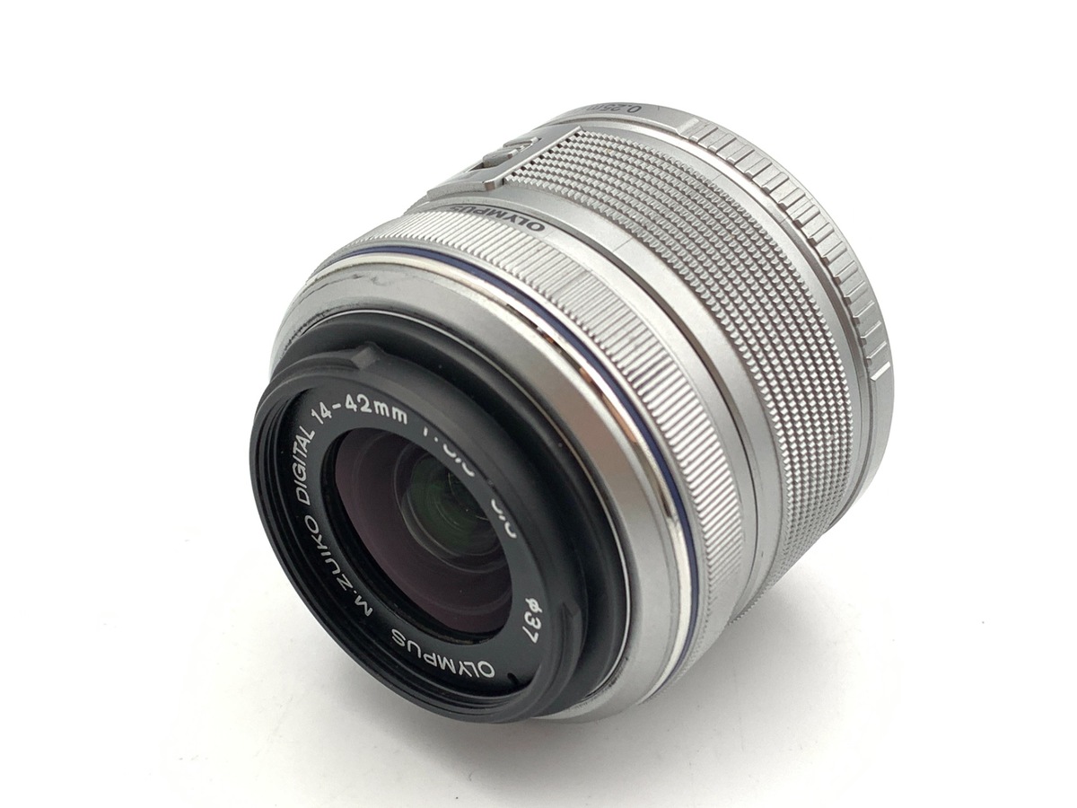 【中古】オリンパス M.ZUIKO DIGITAL 14-42mm F3.5-5.6 II R シルバー
