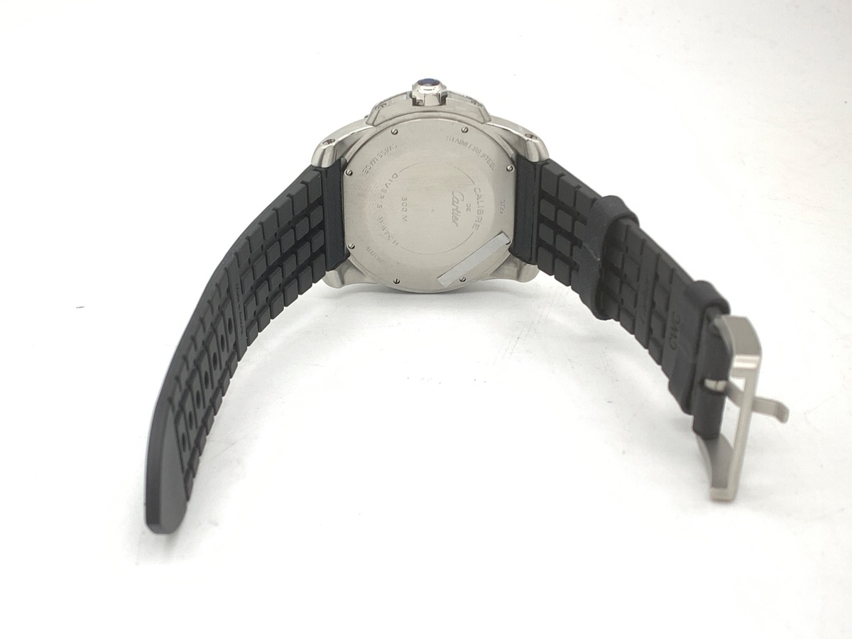 カルティエ カリブルドゥカルティエ ダイバー ブルー WSCA0010 ステンレススティール