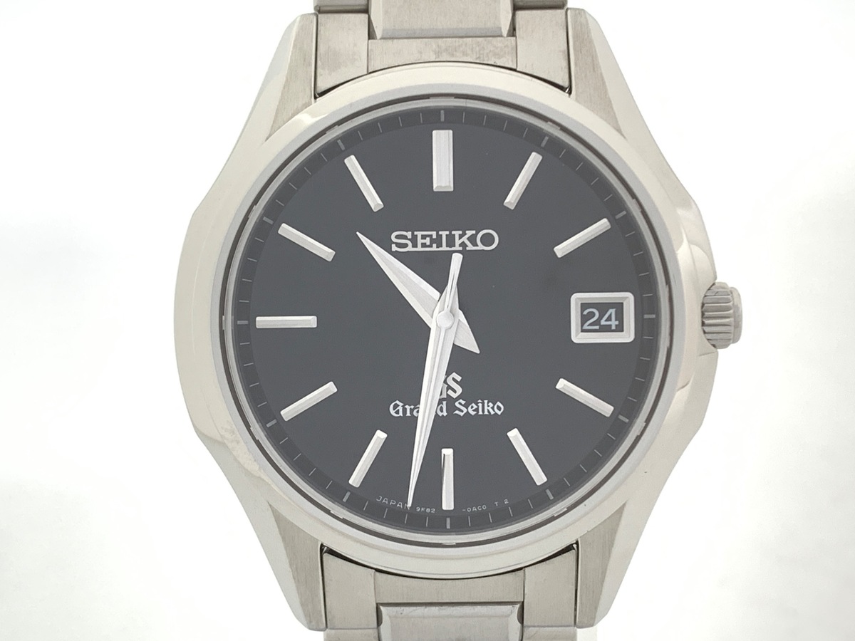 グランドセイコー クォーツ ブラック SBGV015/9F82-0AD0 ステンレススティール